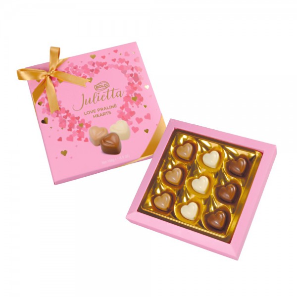 Julietta Love Praline Hearts 108g